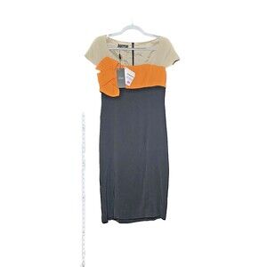 Clips Women's Knee-Length Fitted Color-Blocked Shift Dress US Size 6 NWT